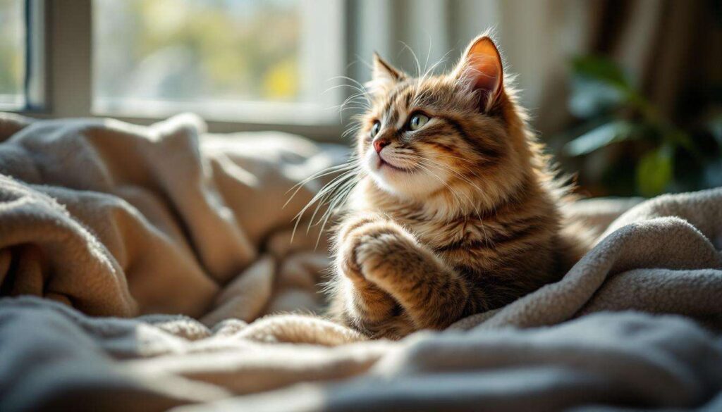 Warum Katzen mit den Pfoten kneten: wissenswertes über dieses natürliche instinktive Verhalten