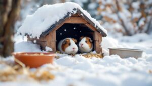 Kann ein Meerschweinchen im Winter draußen gehalten werden ?